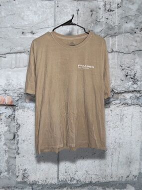 Picasso Tan Short Sleeve Crewneck Tee